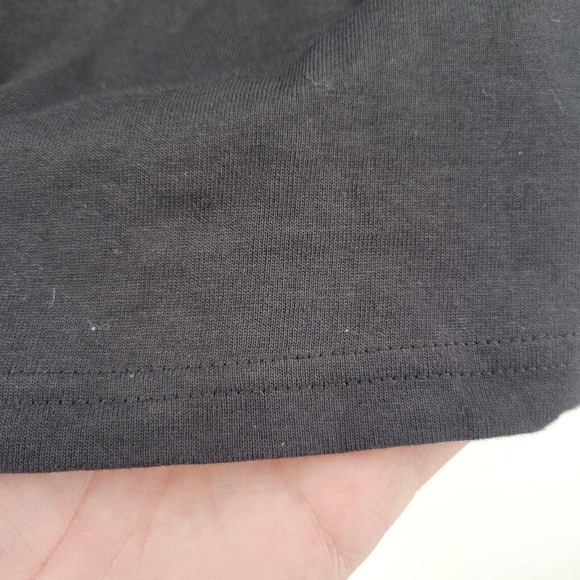 Led Zeppelin North American Tour 1973 Silver Marquee Sparkle NOS Black T Shirt S - Picture 5 of 7